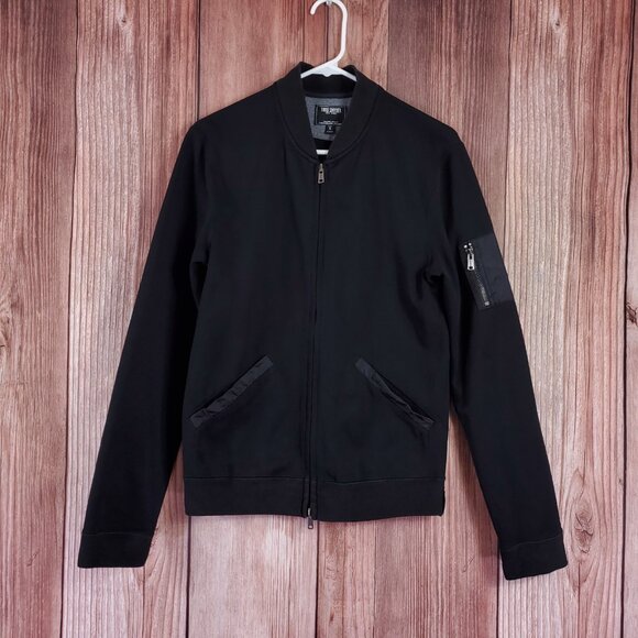 Todd Snyder Varsity Tech Bomber Jacket Mens Small Full Zip Stretch Pockets